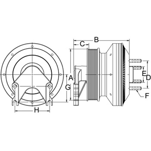 Horton 99A9651 Engine Cooling Fan Clutch