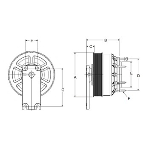 Horton 99A9665 Engine Cooling Fan Clutch