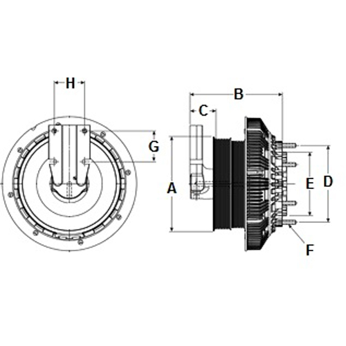 Horton 99A9701-2 Engine Cooling Fan Clutch