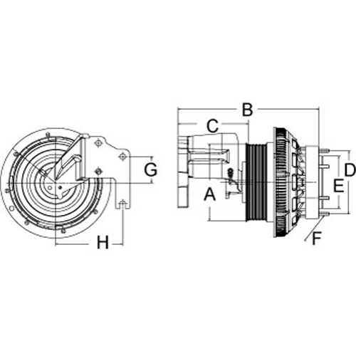 Horton 99A9711 Engine Cooling Fan Clutch