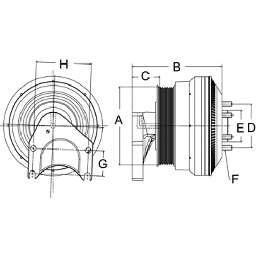 Horton 99A9714 Engine Cooling Fan Clutch