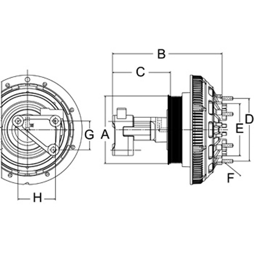 Horton 99A9731 Engine Cooling Fan Clutch