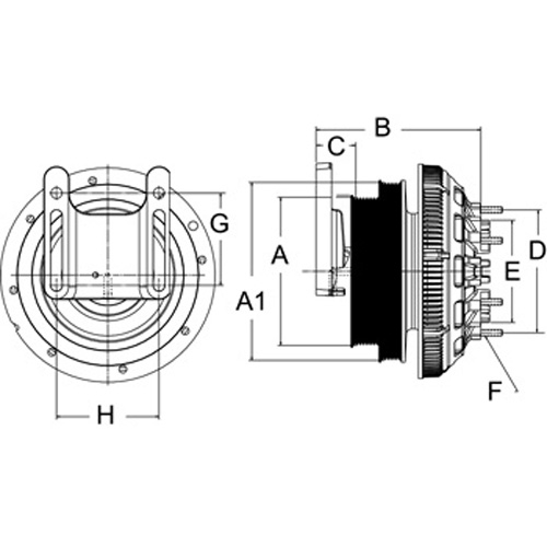 Horton 99A9732 Engine Cooling Fan Clutch