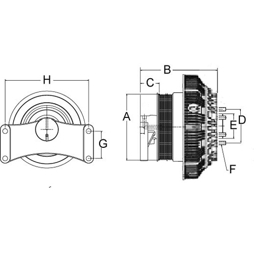 Horton 99A9752 Engine Cooling Fan Clutch