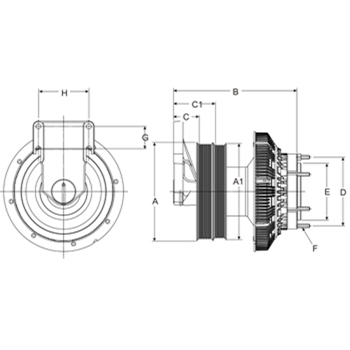 Horton 99A9766 Engine Cooling Fan Clutch
