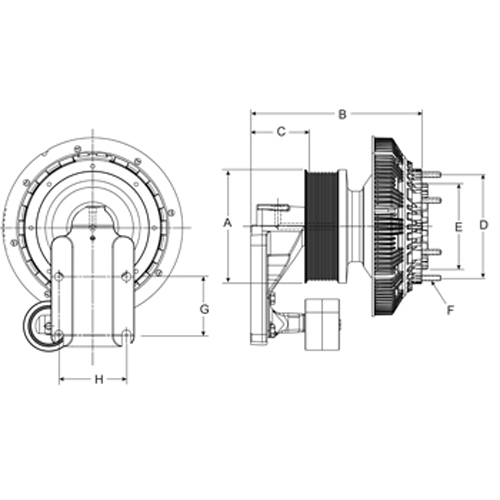 Horton 99A9768 Engine Cooling Fan Clutch