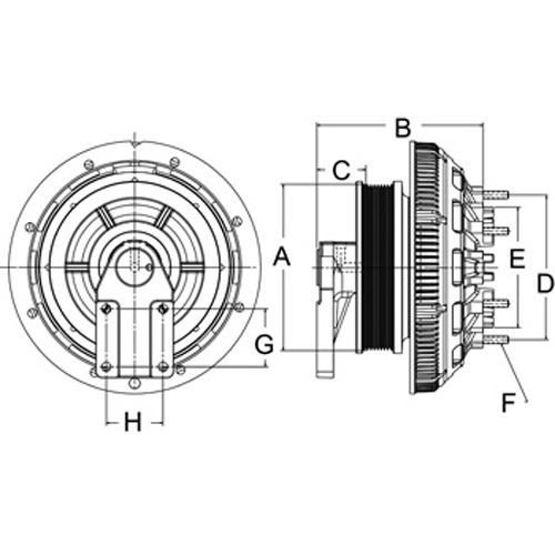 Horton 99A9776 Engine Cooling Fan Clutch