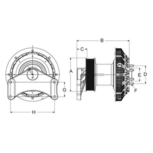 Horton 99A9779-2 Engine Cooling Fan Clutch