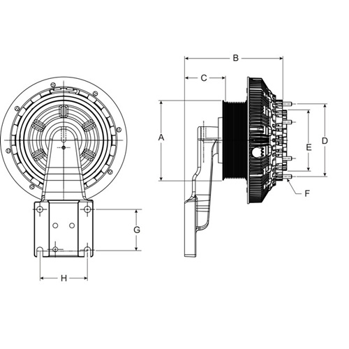 Horton 99A9781 Engine Cooling Fan Clutch