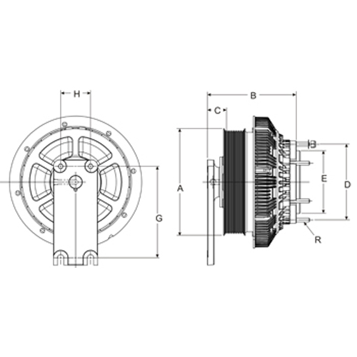 Horton 99A9792 Engine Cooling Fan Clutch