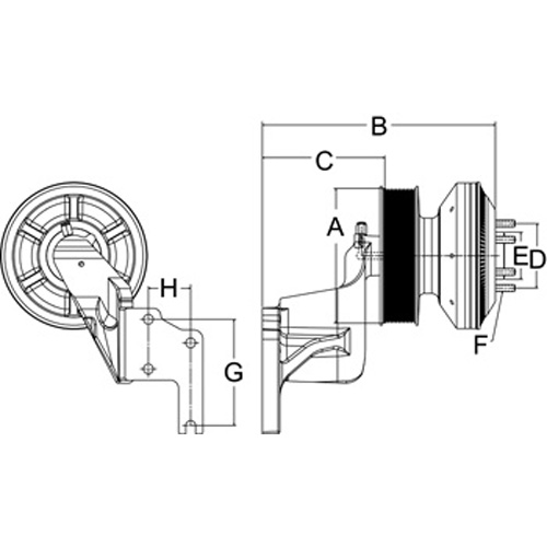 Horton 99A9830 Engine Cooling Fan Clutch