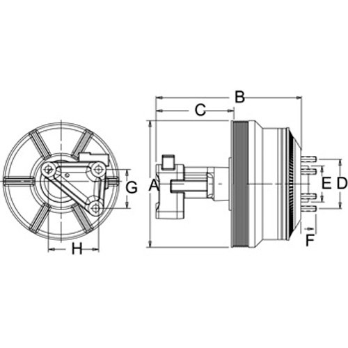 Horton 99A9840 Engine Cooling Fan Clutch