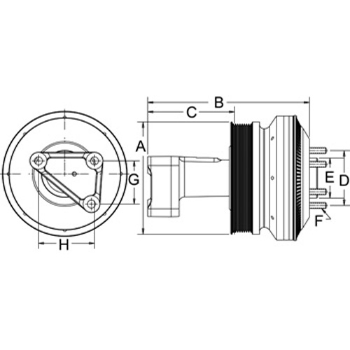 Horton 99A9845 Engine Cooling Fan Clutch
