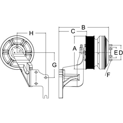 Horton 99A9861 Engine Cooling Fan Clutch
