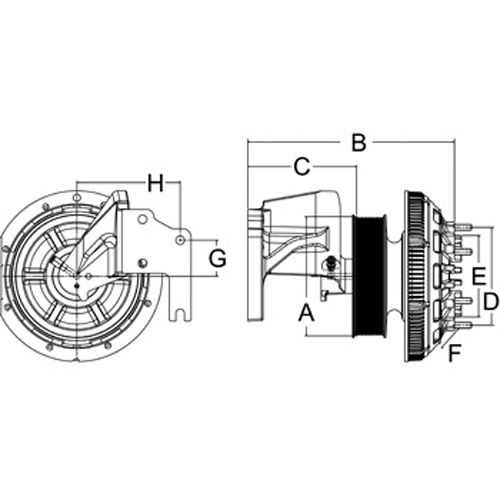 Horton 99A9897-2 Engine Cooling Fan Clutch