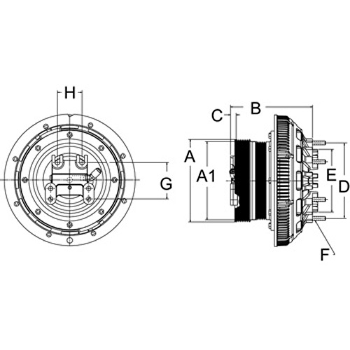 Horton 99A9918 Engine Cooling Fan Clutch