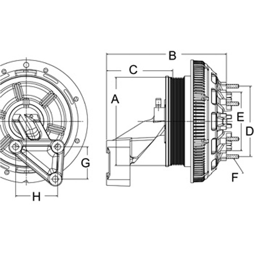 Horton 99A9962 Engine Cooling Fan Clutch