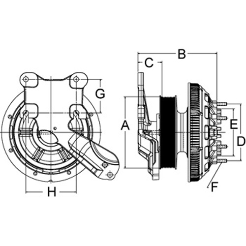 Horton 99A9974 Engine Cooling Fan Clutch