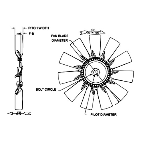 Horton CW Plastic Fan