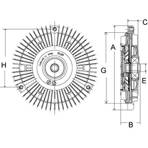 Horton 9900000 Engine Cooling Fan Clutch