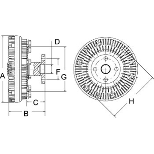 Horton 9902001 Engine Cooling Fan Clutch