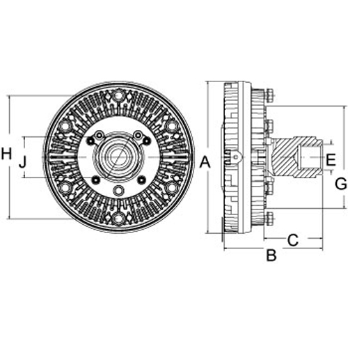 Horton 9902014 Engine Cooling Fan Clutch