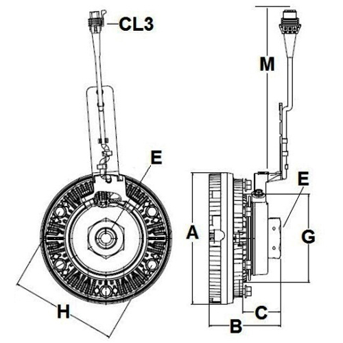 Horton 9902066 Engine Cooling Fan Clutch