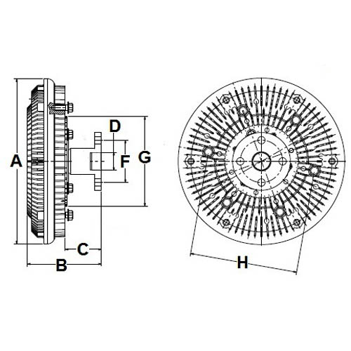 Horton 9903006 Engine Cooling Fan Clutch