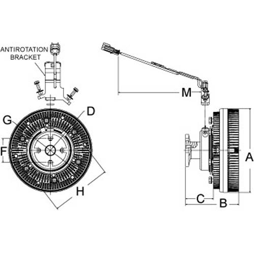 Horton 9904010 Engine Cooling Fan Clutch