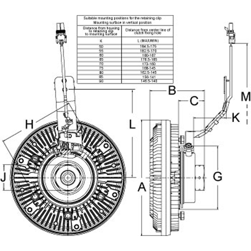 Horton 9904016 Engine Cooling Fan Clutch