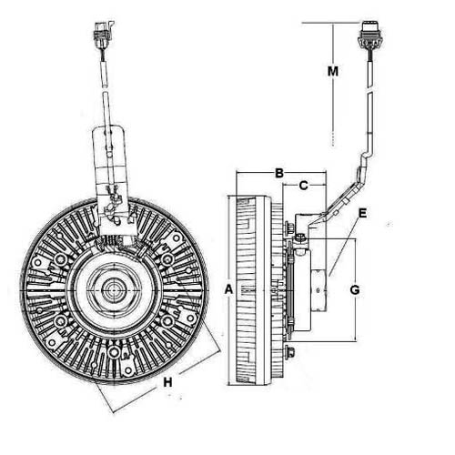 Horton 9904029 Engine Cooling Fan Clutch