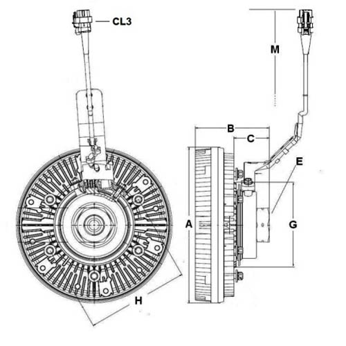 Horton 9904037 Engine Cooling Fan Clutch