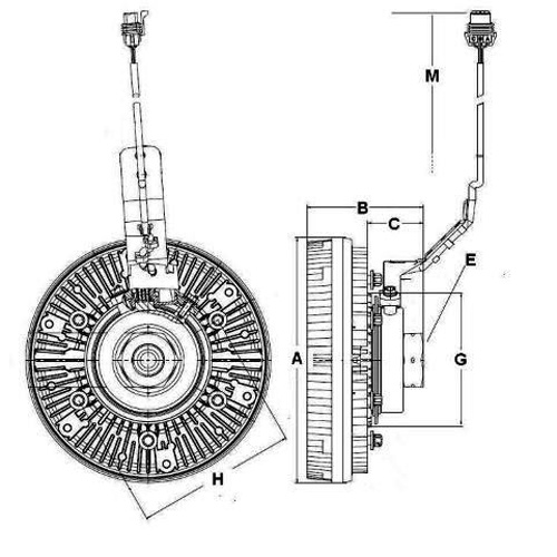 Horton 9904071 Engine Cooling Fan Clutch
