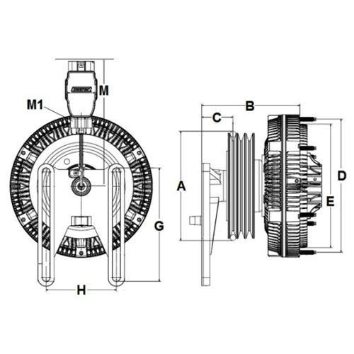 Horton 9910214 Engine Cooling Fan Clutch