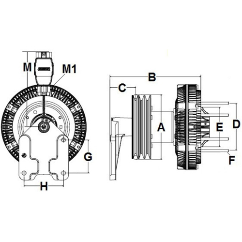 Horton 9910217 Engine Cooling Fan Clutch