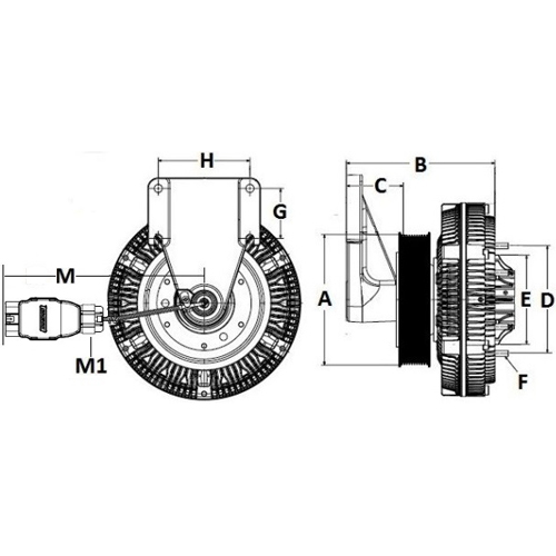 Horton 9910230 Engine Cooling Fan Clutch