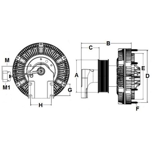 Horton 9910266 Engine Cooling Fan Clutch