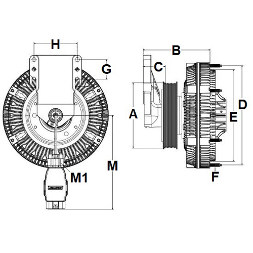 Horton 9910380 Engine Cooling Fan Clutch