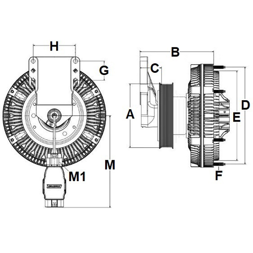 Horton 9910381 Engine Cooling Fan Clutch