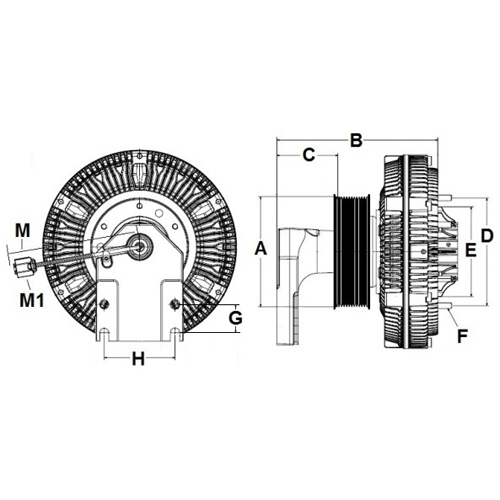Horton 9910385 Engine Cooling Fan Clutch