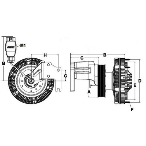 Horton 9910388 Engine Cooling Fan Clutch