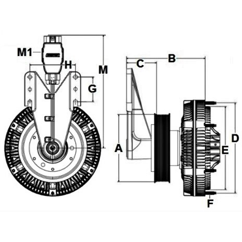 Horton 9910389 Engine Cooling Fan Clutch