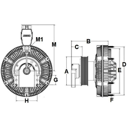 Horton 9910412 Engine Cooling Fan Clutch