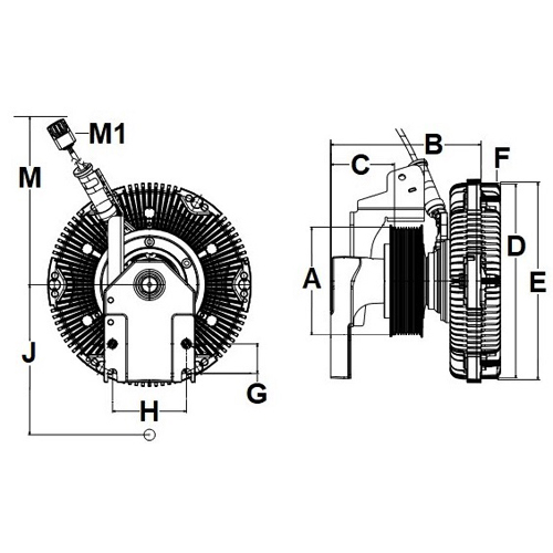 Horton 993230385 Engine Cooling Fan Clutch