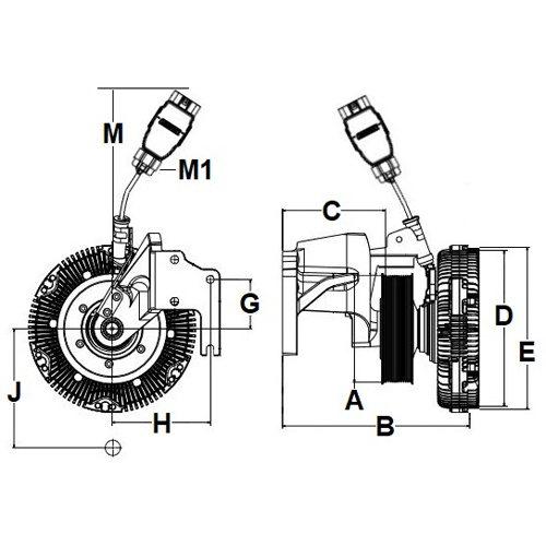Horton 993230388 Engine Cooling Fan Clutch