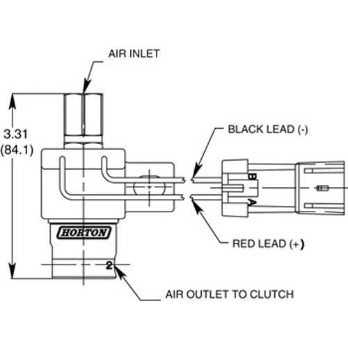 Horton 993249 Engine Cooling Fan Clutch Solenoid Valve