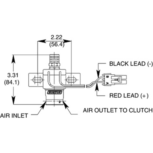 Horton 993288 Engine Cooling Fan Clutch Solenoid Valve