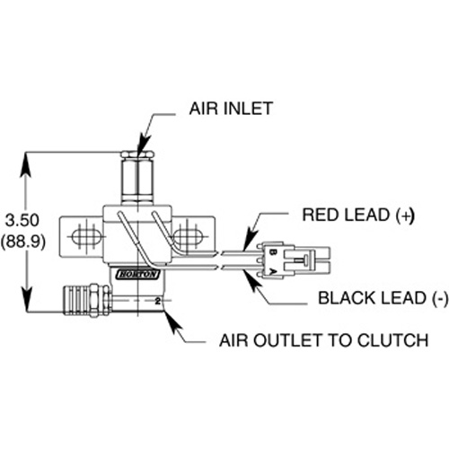 Horton 993290 Engine Cooling Fan Clutch Solenoid Valve