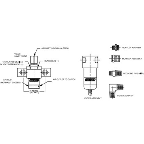 Horton 993293 Engine Cooling Fan Clutch Solenoid Valve