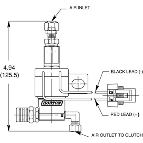 Horton 993298 Engine Cooling Fan Clutch Solenoid Valve